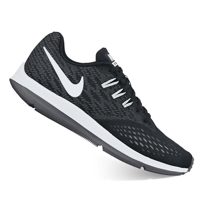 Nike Zoom Winflo 4 Women's Running Shoes, Size: 9.5, Black