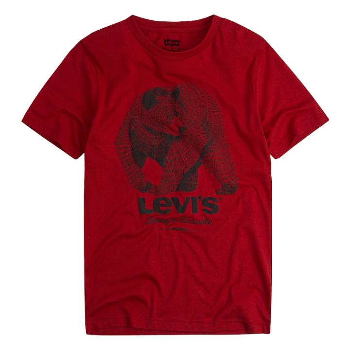 Boys 8-20 Levi's&reg; Graphic Tee, Size: Small, Light Red