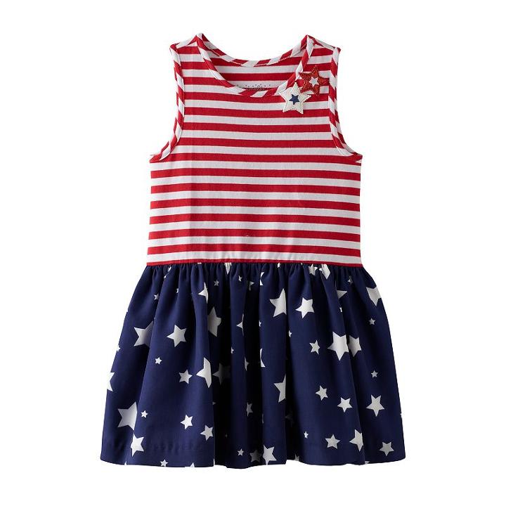 Girls 4-6x Marmellata Classics Americana Dress, Girl's, Size: 4, Red Other