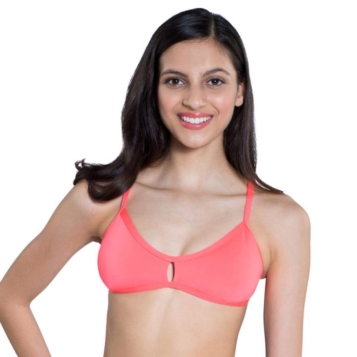 Women's Dolfin Keyhole Bikini Top, Size: Large, Orange Oth