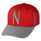 Adult Top Of The World Nebraska Cornhuskers Booster Plus One-fit Cap, Med Red