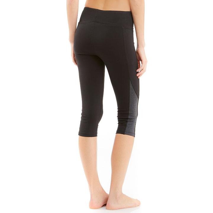 Women's Marika Carrie Tummy Control Sculpt Capri Workout Leggings, Size: Xs, Med Grey