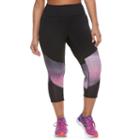 Plus Size Tek Gear Mesh Capris, Women's, Size: 3xl, Lt Purple