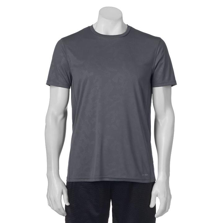 Big & Tall Tek Gear&reg; Core Performance Tee, Men's, Size: Xxl Tall, Dark Grey