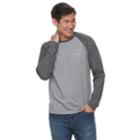 Men's Columbia Wildberry Classic-fit Colorblock Omni-wick Raglan Tee, Size: Xl, Dark Grey