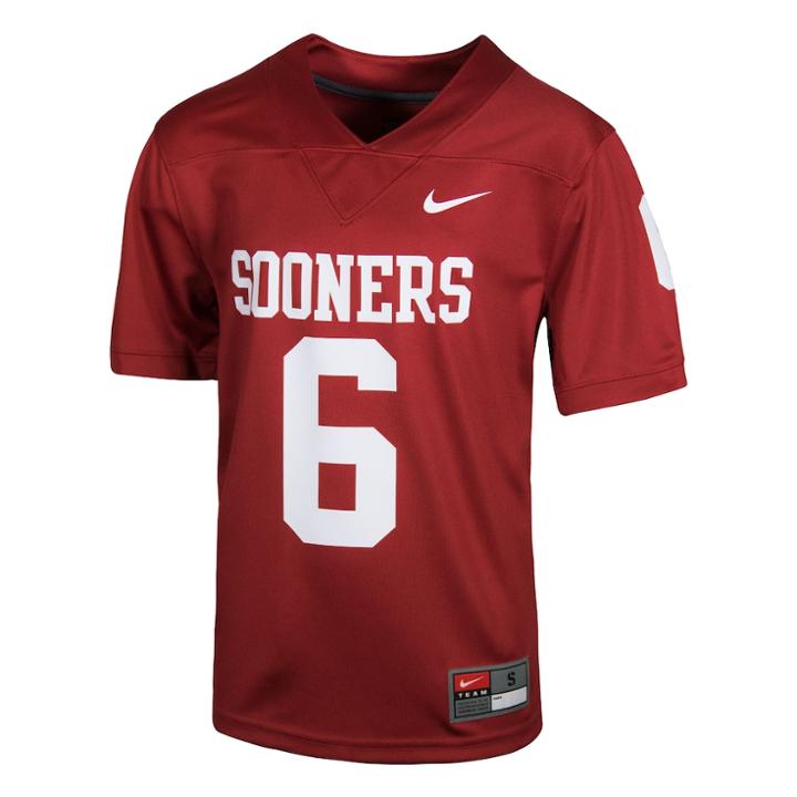 Boys 8-20 Nike Oklahoma Sooners Replica Jersey, Size: S 8, Red