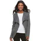 Women's Apt. 9&reg; Shawl Collar Cardigan, Size: Large, Grey