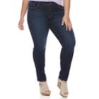 Plus Size Juniors' Plus So&reg; Low Rise Skinny Jeans, Teens, Size: 22, Dark Blue