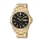 Seiko Men's Stainless Steel Solar Watch - Sne100, Size: Large, Gold
