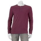 Men's Sonoma Goods For Life&trade; Everyday Henley, Size: Xxl, Red