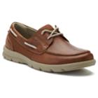 Clarks Jarwin Edge Men's Boat Shoes, Size: Medium (9.5), Lt Brown