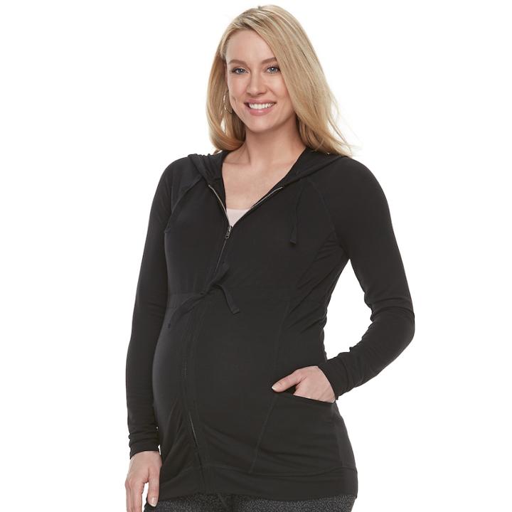 Maternity A:glow Hoodie, Women's, Size: S-mat, Black