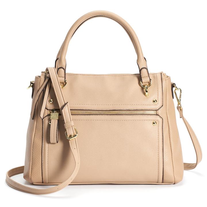 Juicy Couture Zippy Large Satchel, Women's, Med Brown
