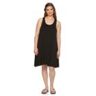 Juniors' Plus Size So&reg; Racerback Knit Swing Dress, Girl's, Size: 2xl, Black