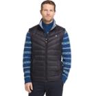 Men's Izod Advantage Sportflex Regular-fit Colorblock Performance Fleece Vest, Size: Small, Black