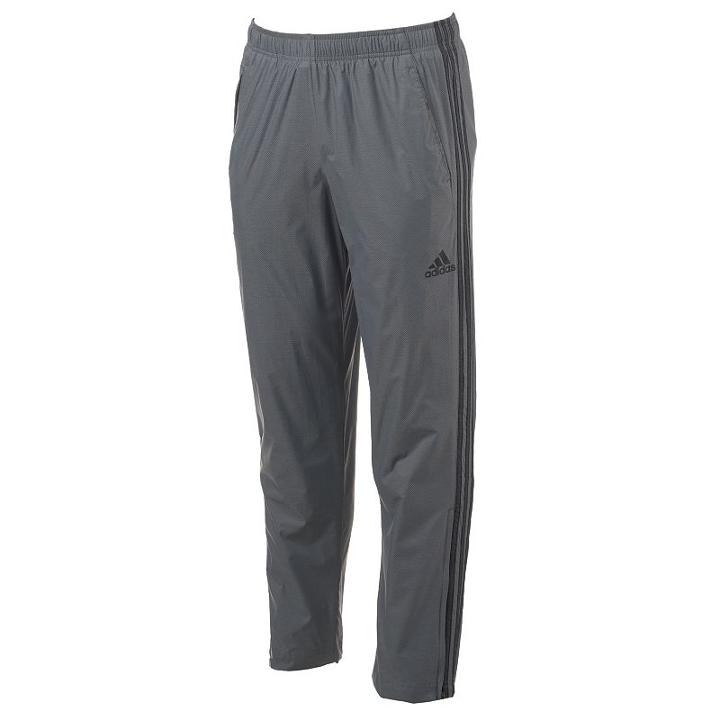 Men's Adidas Woven Track Pants, Size: Large, Med Grey