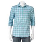 Big & Tall Sonoma Goods For Life&trade; Modern-fit Poplin Button-down Shirt, Men's, Size: 3xl Tall, Brt Blue