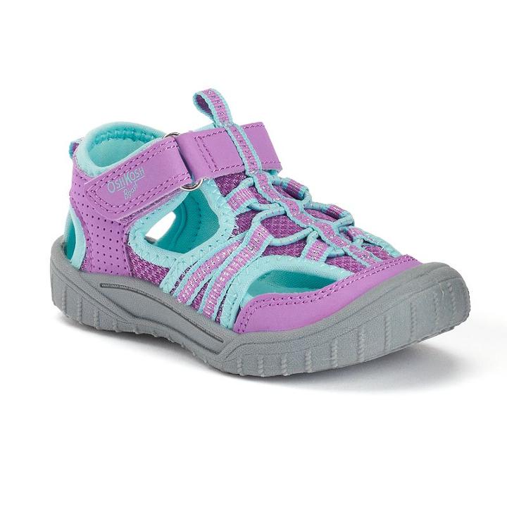 Oshkosh B'gosh&reg; Toddler Girls' Bungee-laced Shoes, Girl's, Size: 8 T, Purple Oth