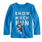 Disney's Mickey Mouse Baby Boy Snow Much Fun Softest Graphic Tee By Jumping Beans&reg;, Size: 18 Months, Med Blue