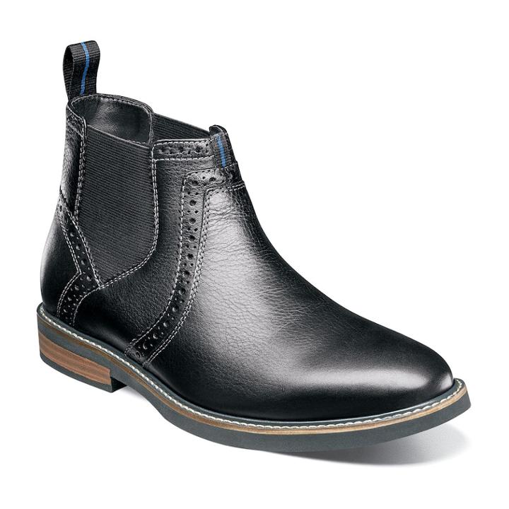 Nunn Bush Otis Men's Dress Chelsea Boots, Size: Medium (10.5), Black