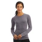 Plus Size Jockey Scrubs Performance Rx Dry Comfort Long Sleeve Tee, Women's, Size: 3xl, Grey