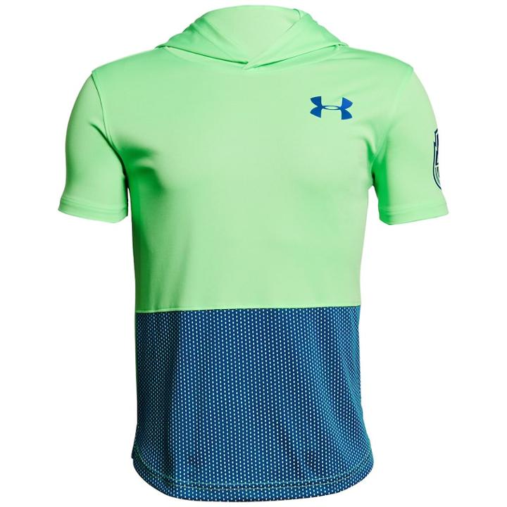 Boys 8-20 Under Armour Baseline Hooded Tee, Size: Medium, Drk Yellow