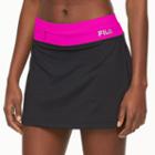 Women's Fila Sport&reg; Contrast Tennis Skort, Size: Small, Dark Pink