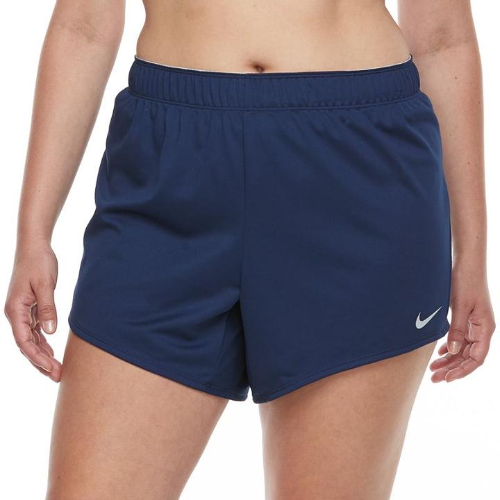 Plus Size Nike Dry Attack Shorts, Women's, Size: 1xl, Med Blue