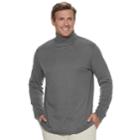 Big & Tall Croft & Barrow&reg; Classic-fit Easy-care Turtleneck, Men's, Size: 4xl Tall, Dark Grey