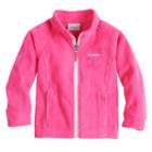 Baby Girl Columbia Three Lakes Fleece Jacket, Size: 3-6 Months, Med Red