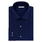 Men's Van Heusen Flex Collar Regular-fit Dress Shirt, Size: 16.5-34/35, Dark Blue, Comfort Wear