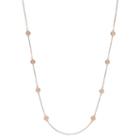 Apt. 9&reg; Medallion Long Station Necklace, Women's, Pink