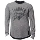 Men's Oklahoma City Thunder Inbound Marled Thermal Tee, Size: Xxl, Black