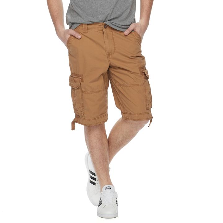 Men's Urban Pipeline Canvas Cargo Shorts, Size: 29, Med Beige