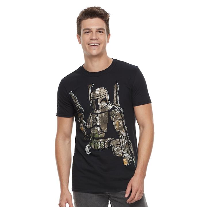 Boys 8-20 Star Wars Boba Fett Graphic Tee, Size: Small, Black