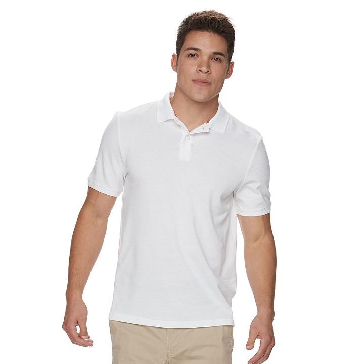 Men's Urban Pipeline&reg; Maxflex Pique Polo, Size: Small, White
