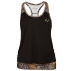 Women's Realtree Altitude Camo Racerback Tank Top, Size: Xl, Black