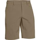 Men's Under Armour Tech Performance Golf Shorts, Size: 34, Dark Beige