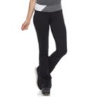 Juniors' Plus Size So&reg; Skinny Boot Yoga Pants, Teens, Size: 3xl, Black