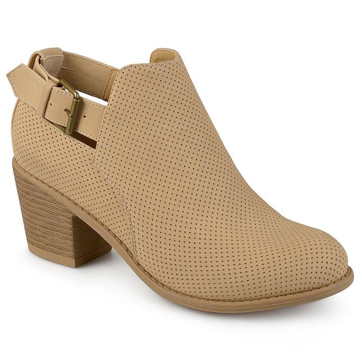 Journee Collection Averi Women's Ankle Boots, Size: 6, Med Beige