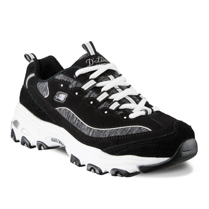 Skechers D'lites Me Time Women's Sneakers, Size: 10, Grey (charcoal)