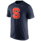 Men's Nike Syracuse Orange Logo Tee, Size: Medium, Blue (navy)
