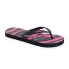 Puma Women's Striped Flip-flops, Size: 9, Grey (charcoal)