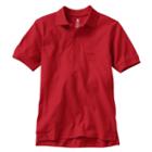 Boys 8-20 Chaps Solid Pique School Uniform Polo, Boy's, Size: 8, Red Other