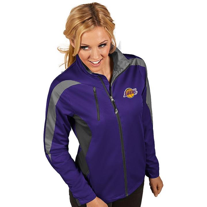 Women's Antigua Los Angeles Lakers Discover Pullover, Size: Large, Drk Purple