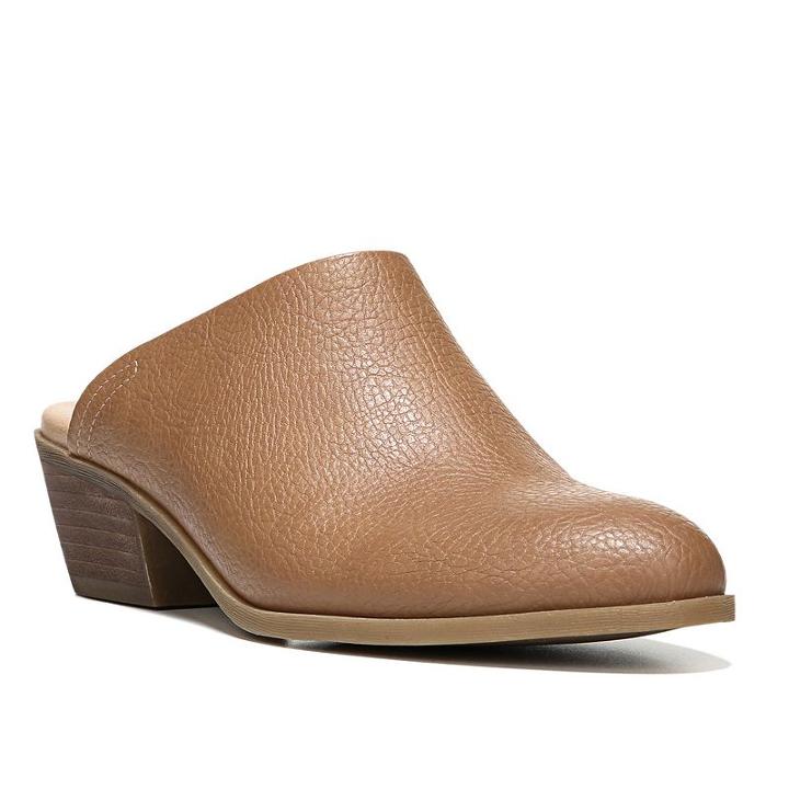 Dr. Scholl's Behalf Women's Mule Heels, Size: Medium (9), Brown
