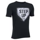 Boys 8-20 Under Armour Step Up Tee, Size: Xl, Black
