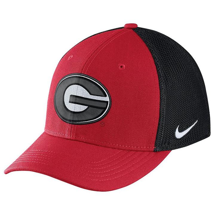 Adult Nike Georgia Bulldogs Aero Classic 99 Flex-fit Cap, Men's, Red