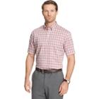 Big & Tall Van Heusen Flex Stretch Short Sleeve Button-down Shirt, Men's, Size: L Tall, Red Other