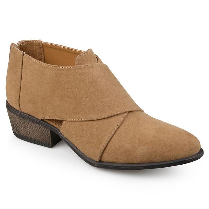 Journee Collection Avryl Women's Ankle Boots, Size: 8.5, Lt Brown